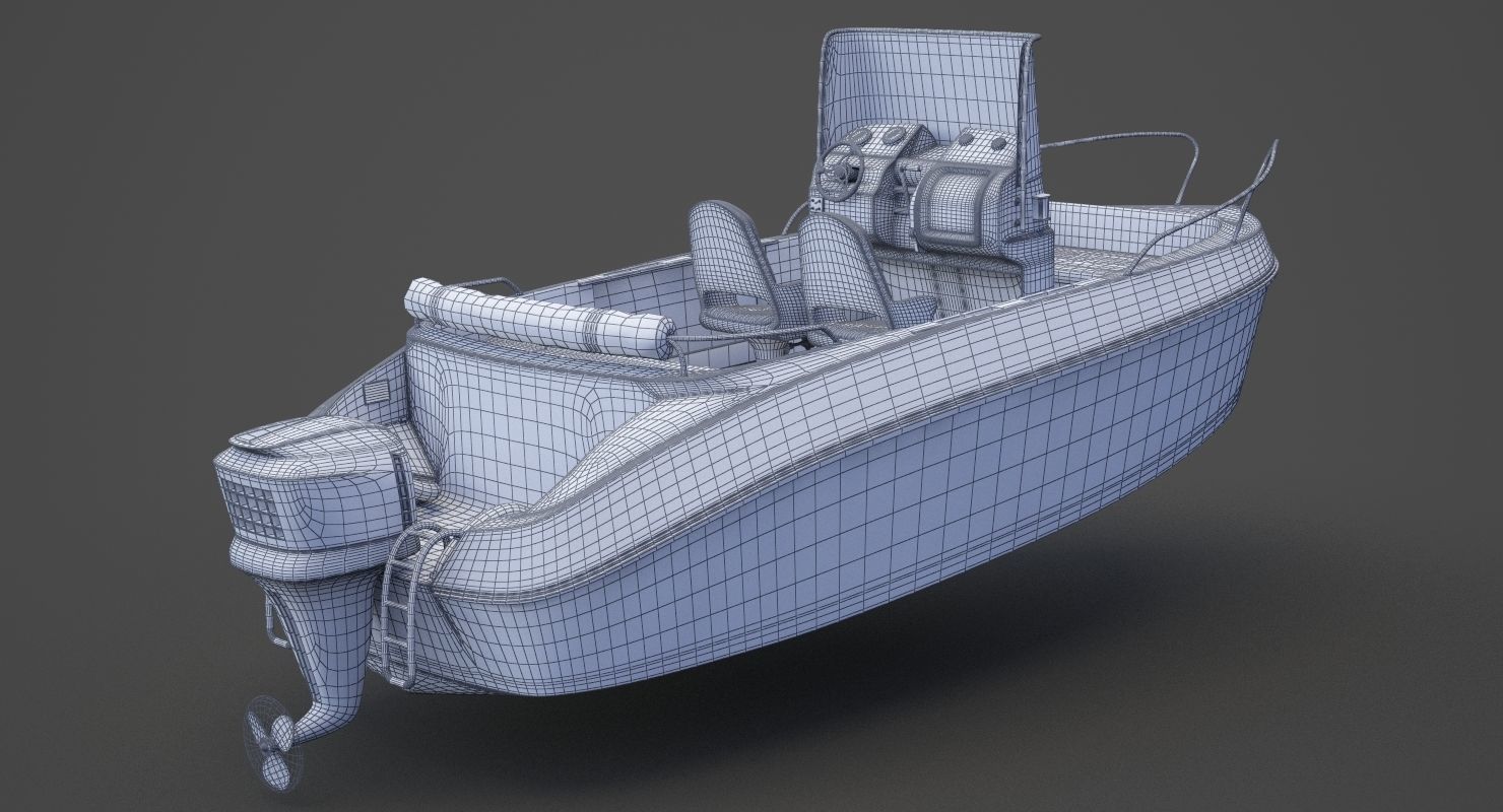 Motor Boat 01 3D model_17