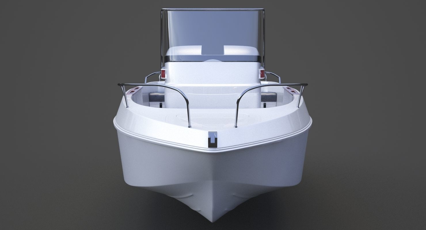 Motor Boat 01 3D model_2
