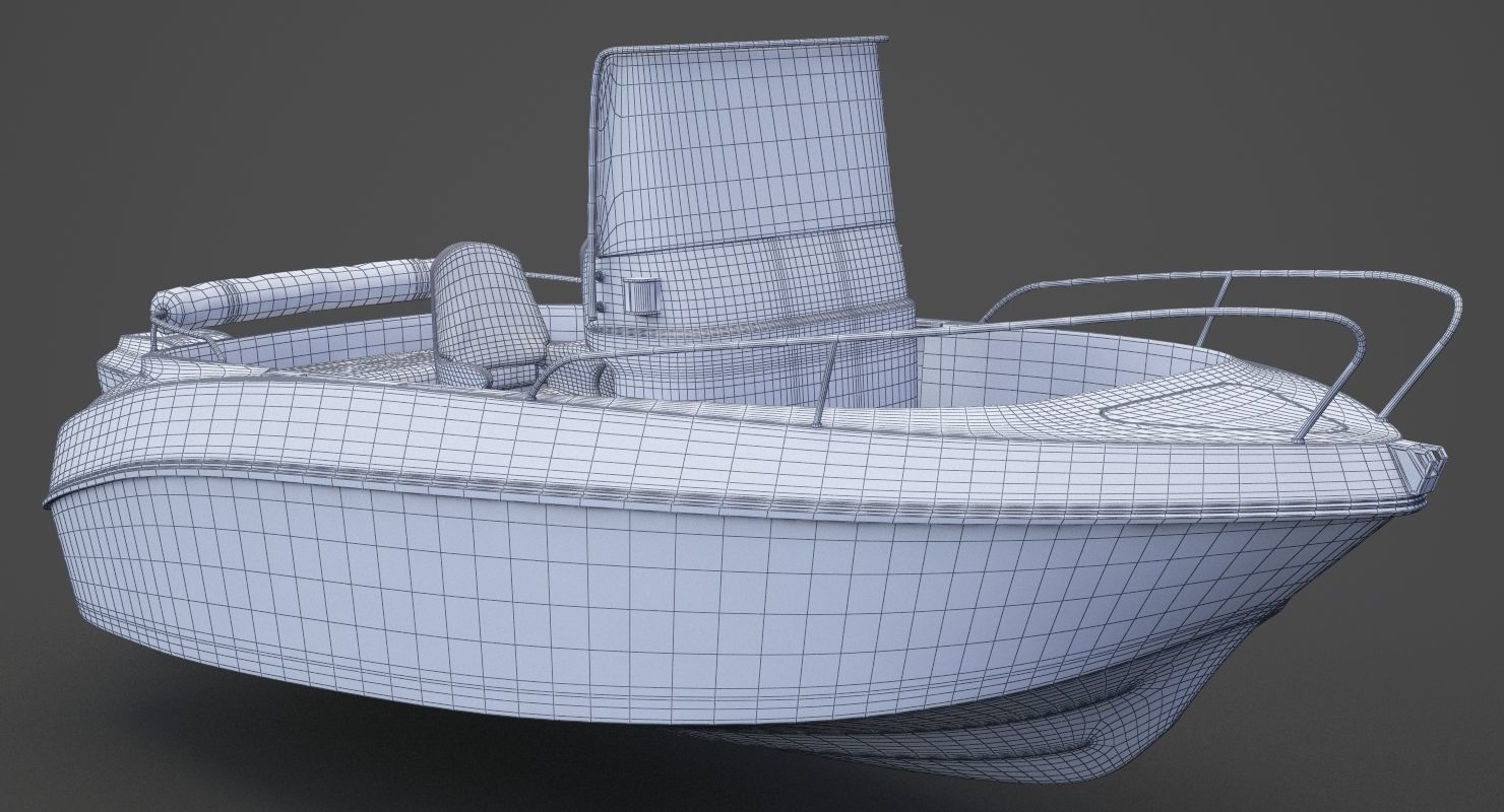 Motor Boat 01 3D model_14