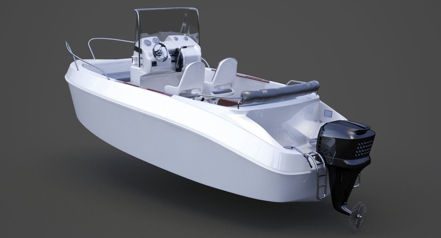 Motor Boat 01 3D model_7