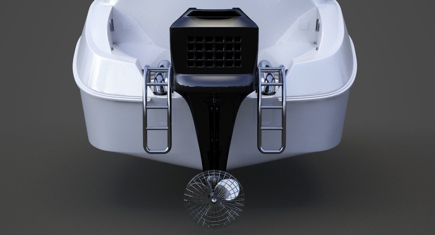 Motor Boat 01 3D model_11