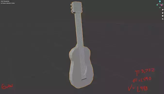 LowPolyGuitar guitar