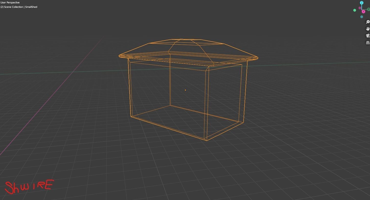 LowPolyGaragething box with number Low-poly 3D model_1
