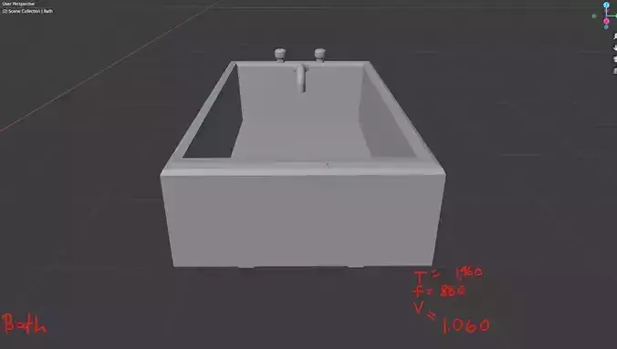 LowPolyBathtub bathtub