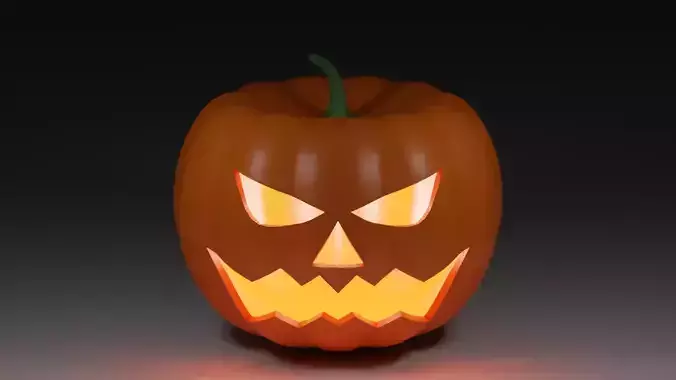 Cartoon Halloween Pumpkin