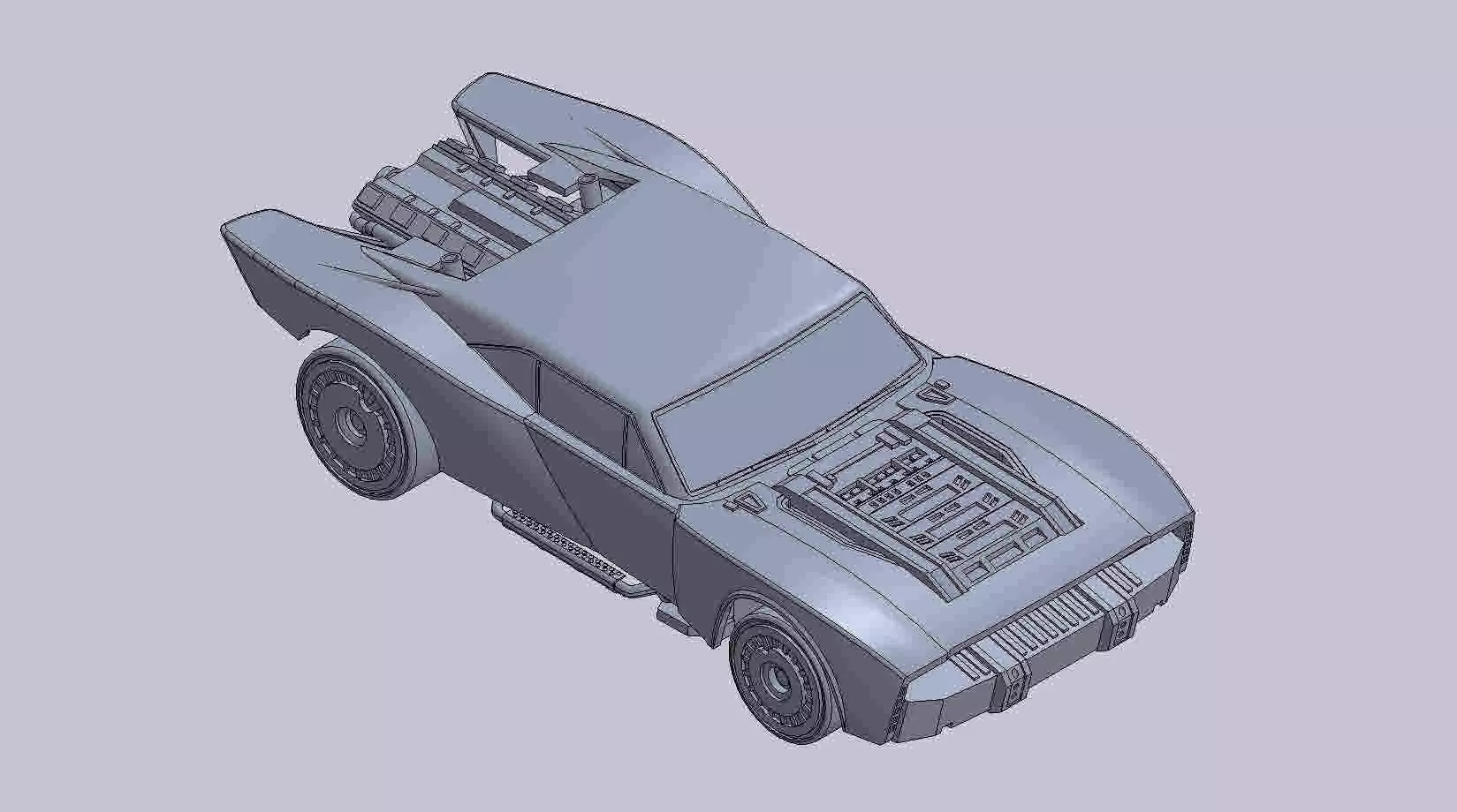 batmobile 2022 3D model_0