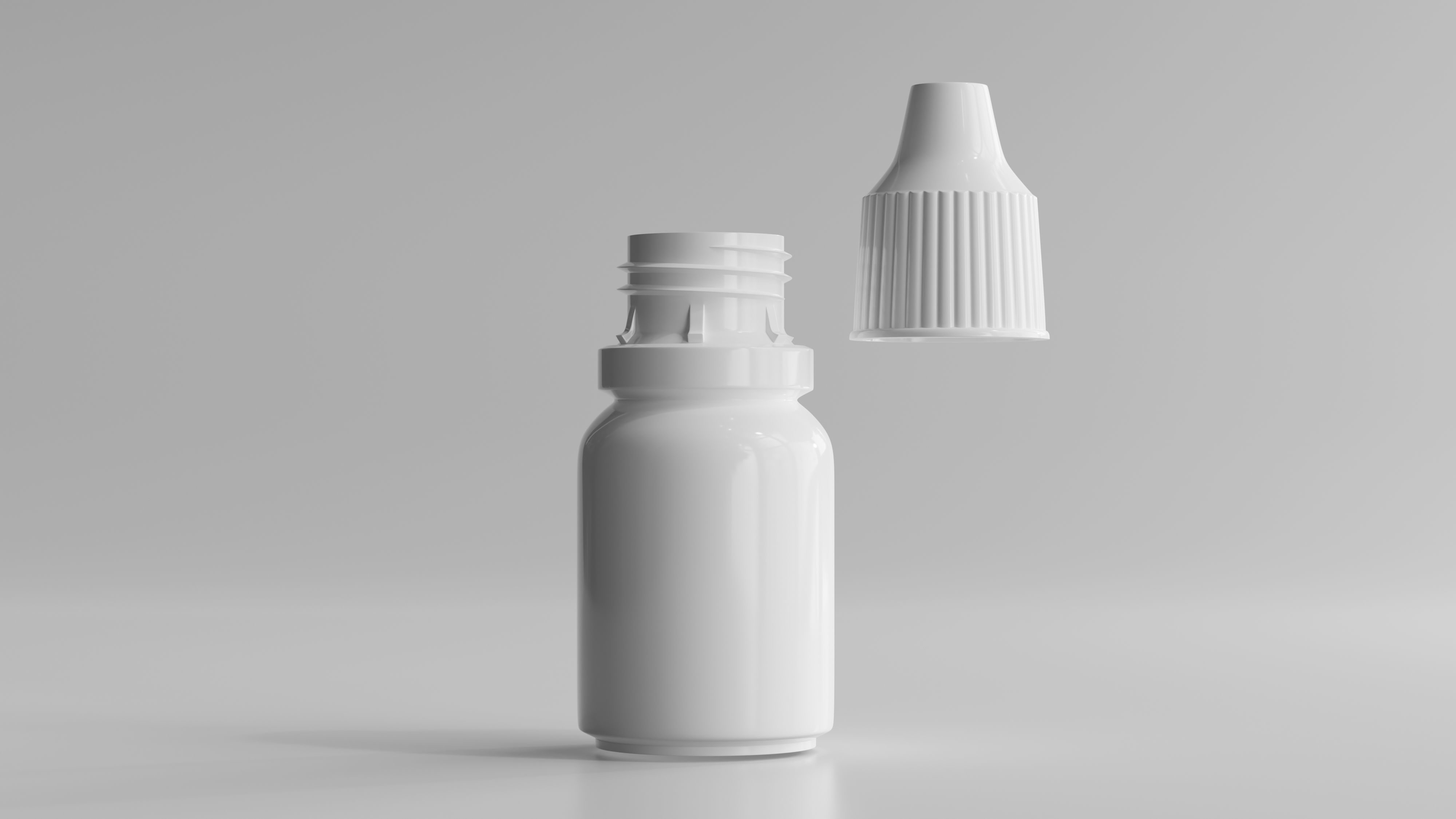 Unicorn Dropper Bottle 3D model_2