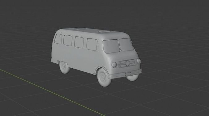  ZSD Nysa N59 Bus Car Van 3D model
