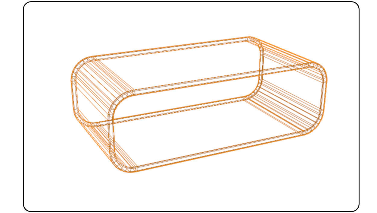 Coffee Table Brown Oak wood 3d model Low-poly 3D model_13