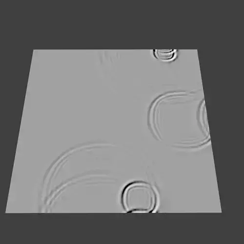 1K Ripple normal sequence with flipbook loopable Texture