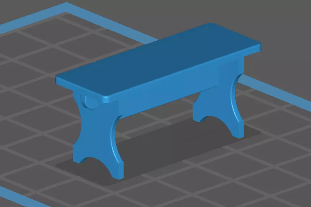 Bench Scale model 1 43 3D print model