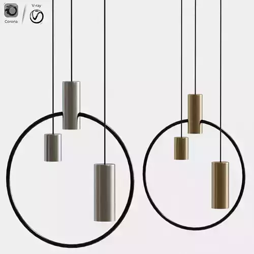 Makhno LED Handmade Bronze Pendant