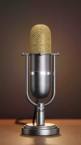Vintage microphone