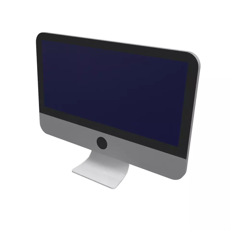 iMac Apple 3D model_0