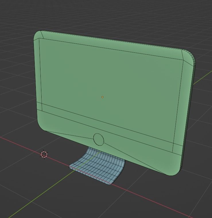 iMac Apple 3D model_1