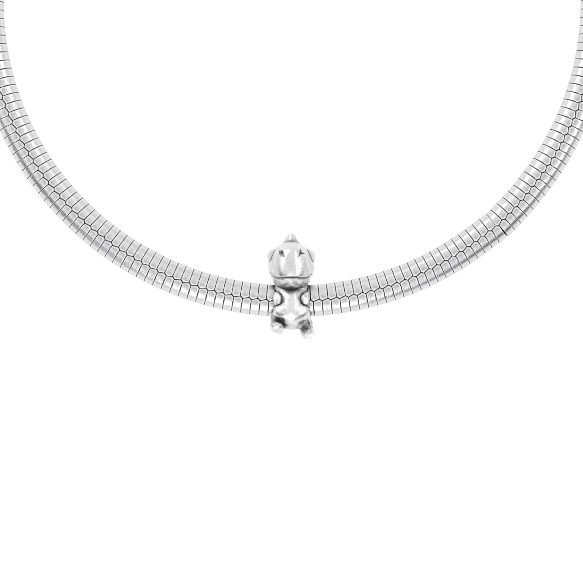 dinosaur charm 3D print model_4