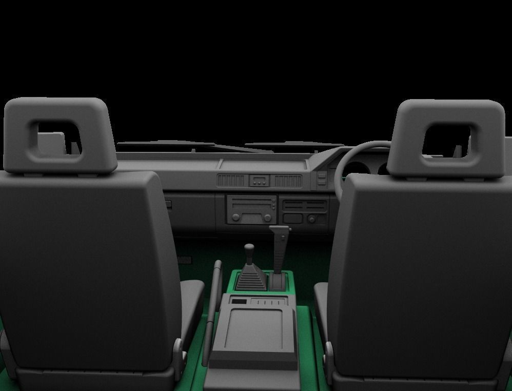 Mitsubishi Delica Star Wagon L300  fully 3d print for TRX4  3D print model_7