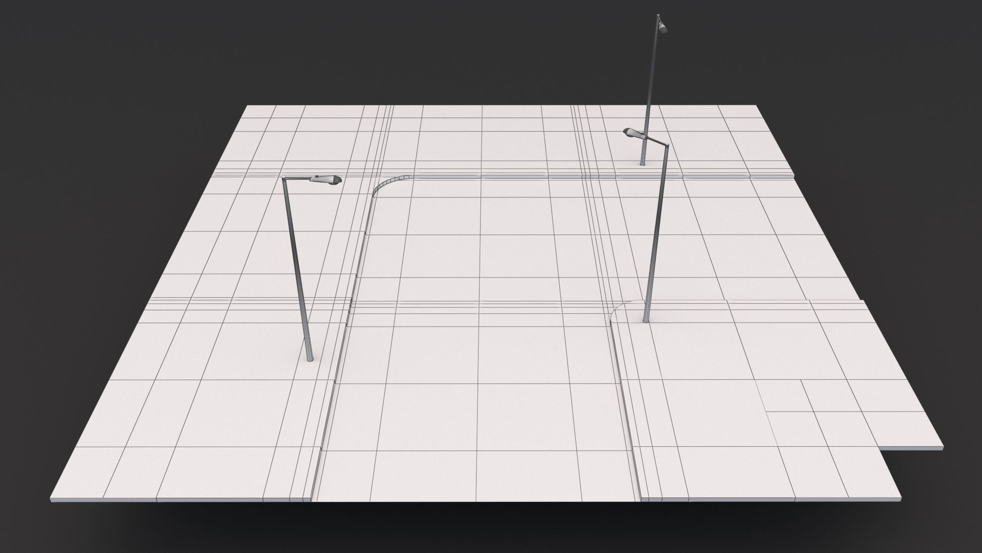 Streets Road Collection 3D model_14