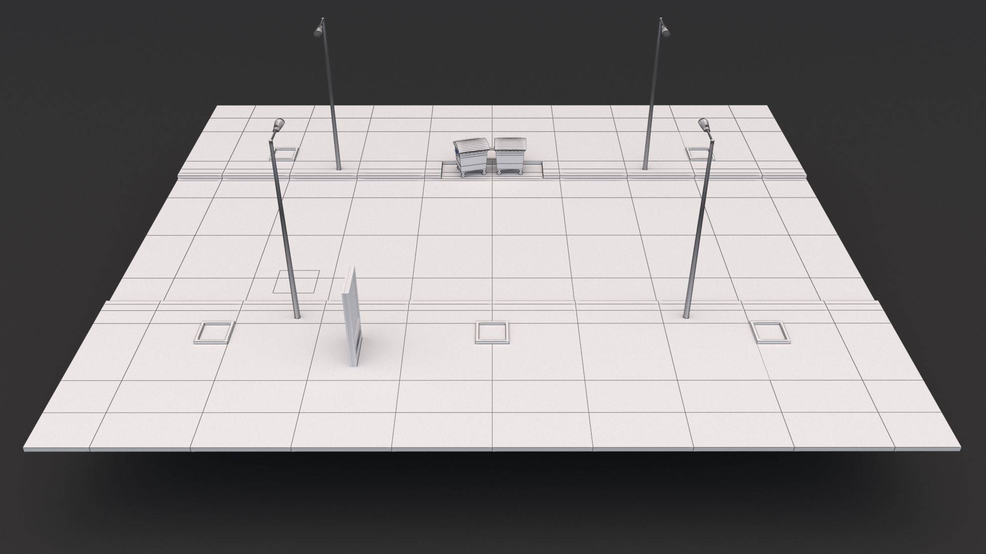 Streets Road Collection 3D model_11