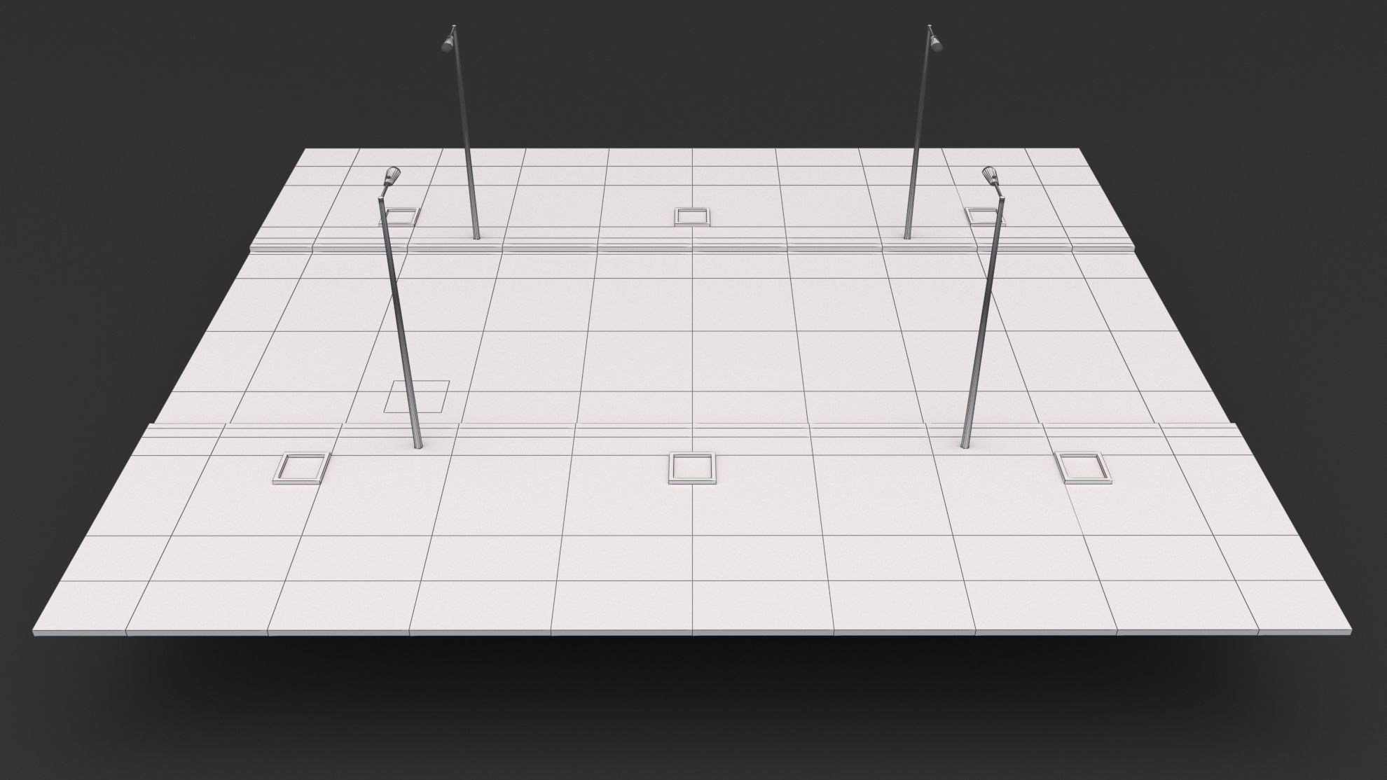 Streets Road Collection 3D model_13