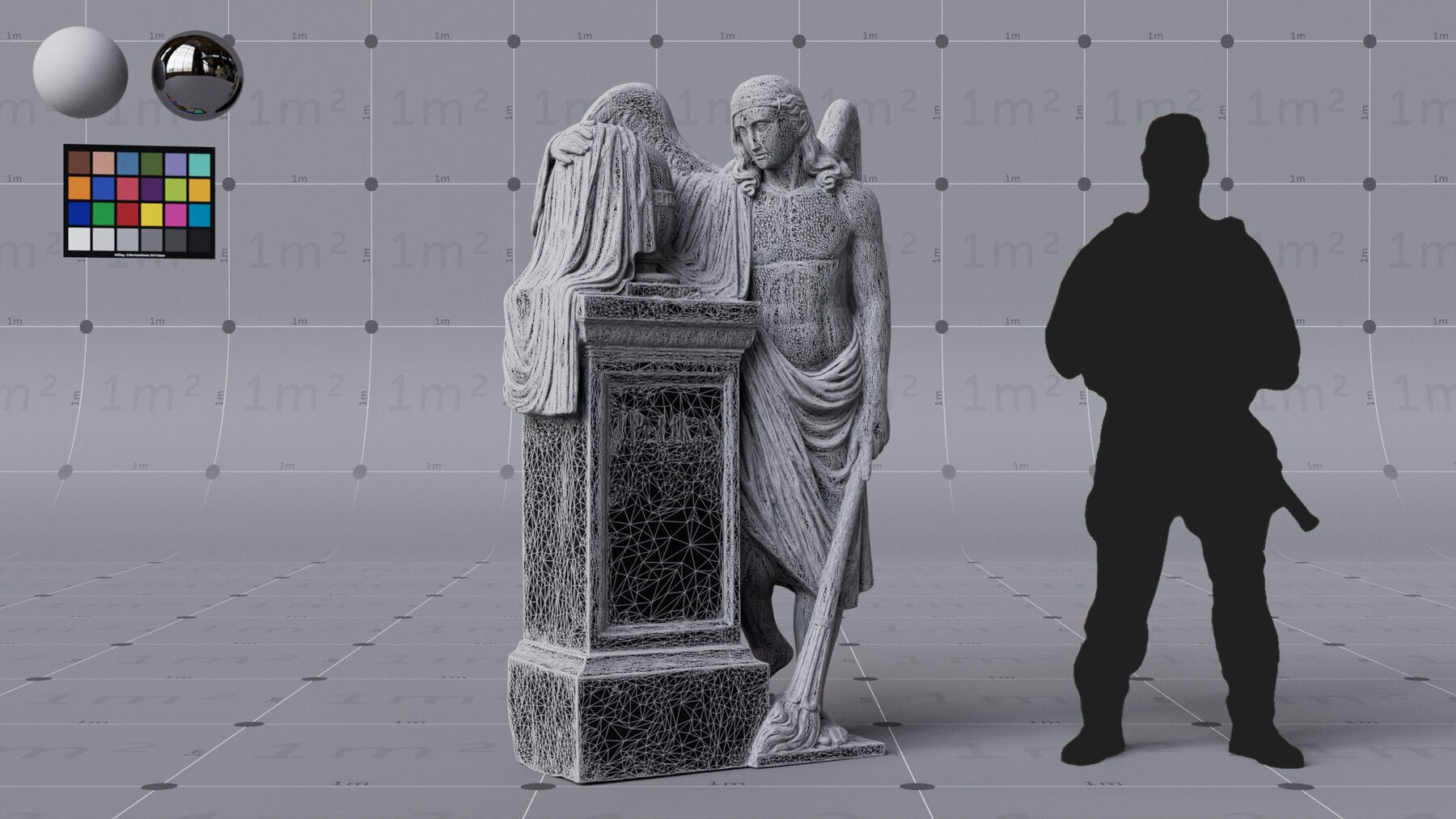 Cemetery bundle - 8  x HIGH Quality PBR 3D assets 3D model_3