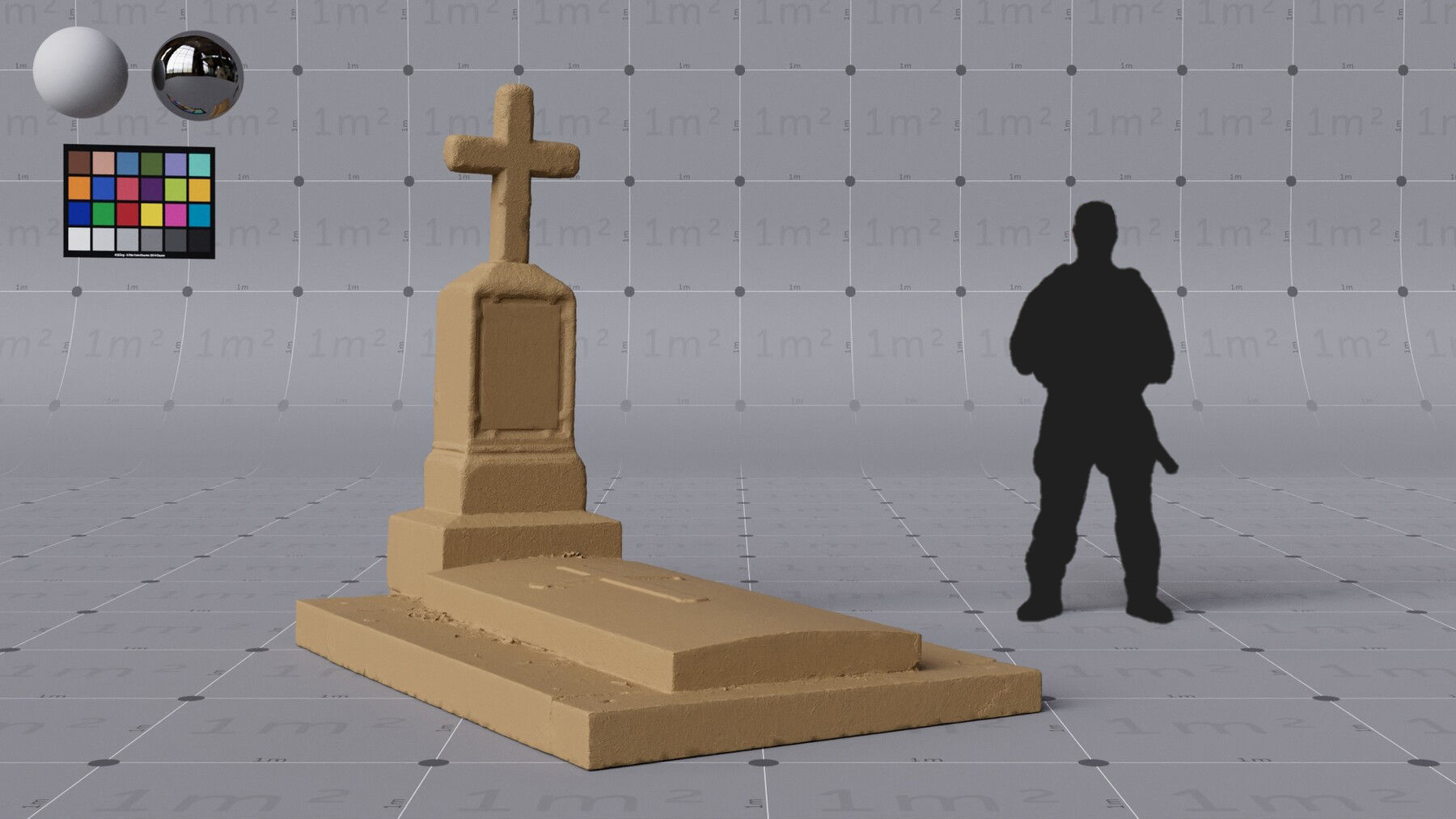 Cemetery bundle - 8  x HIGH Quality PBR 3D assets 3D model_11