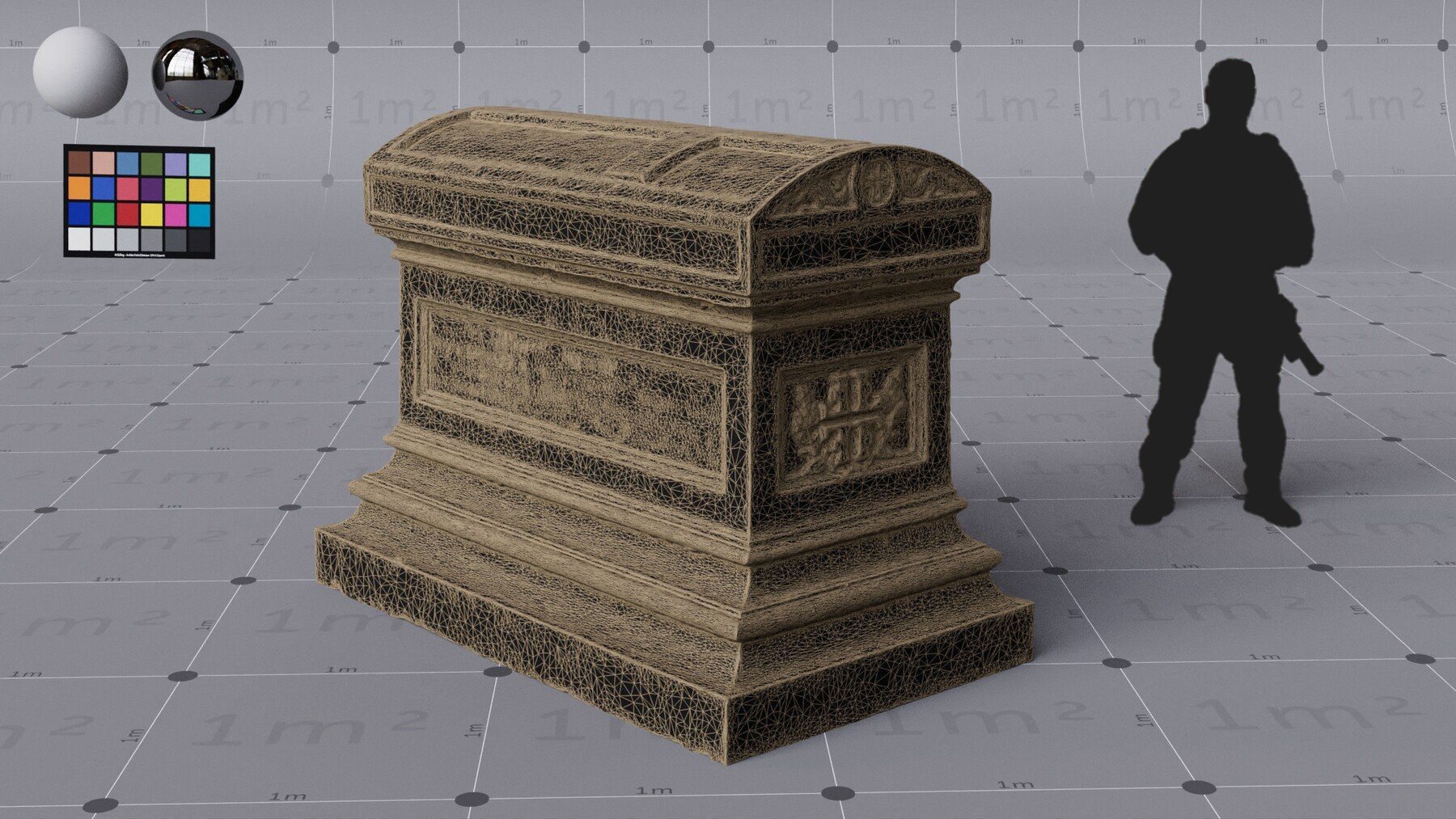 Cemetery bundle - 8  x HIGH Quality PBR 3D assets 3D model_9