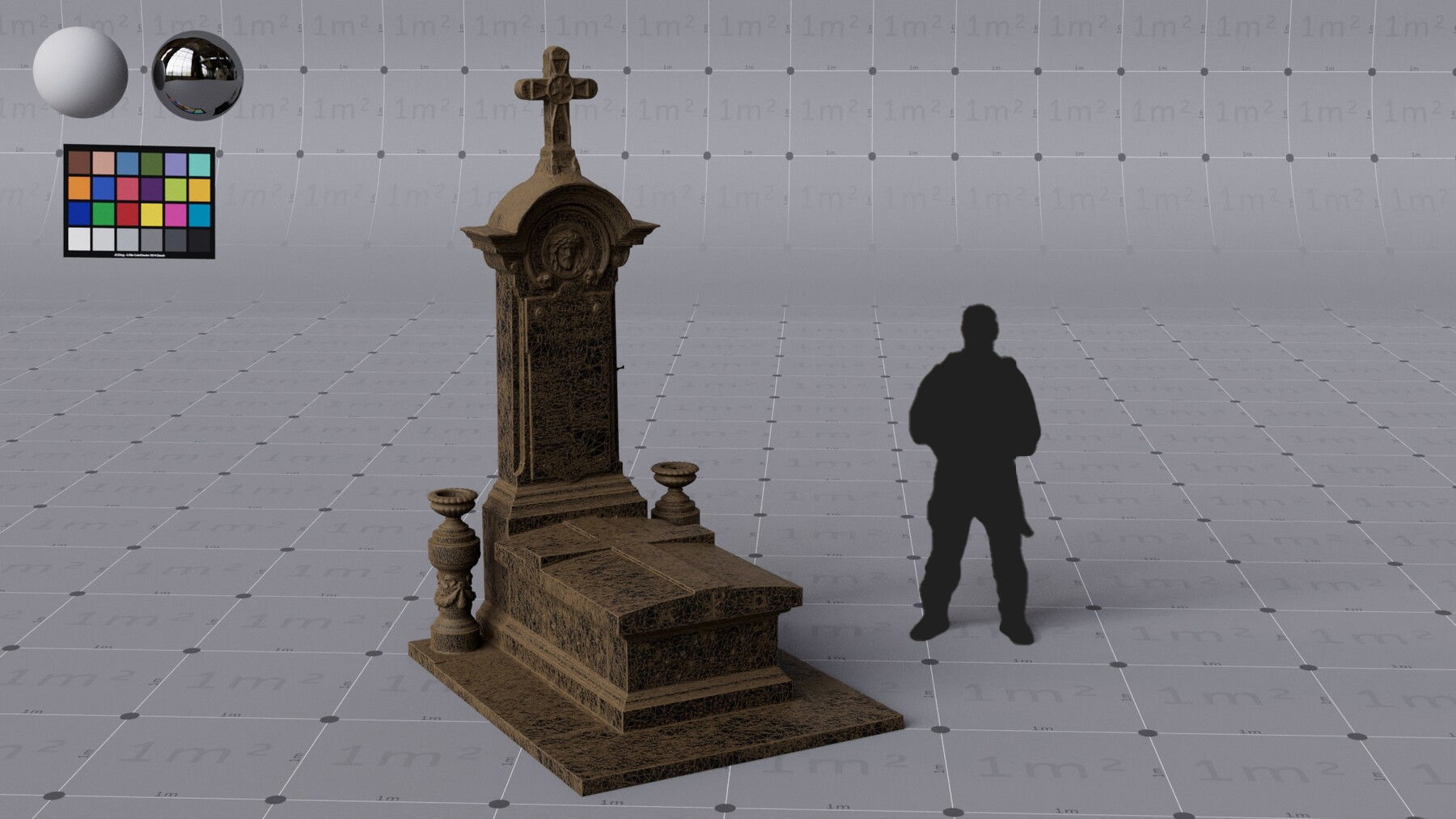 Cemetery bundle - 8  x HIGH Quality PBR 3D assets 3D model_18