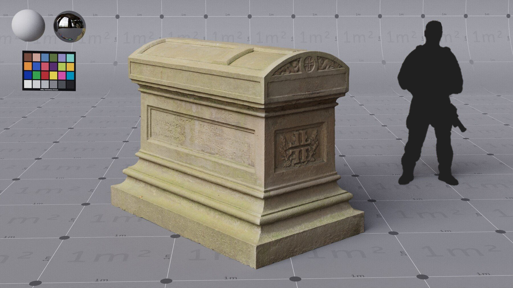 Cemetery bundle - 8  x HIGH Quality PBR 3D assets 3D model_7