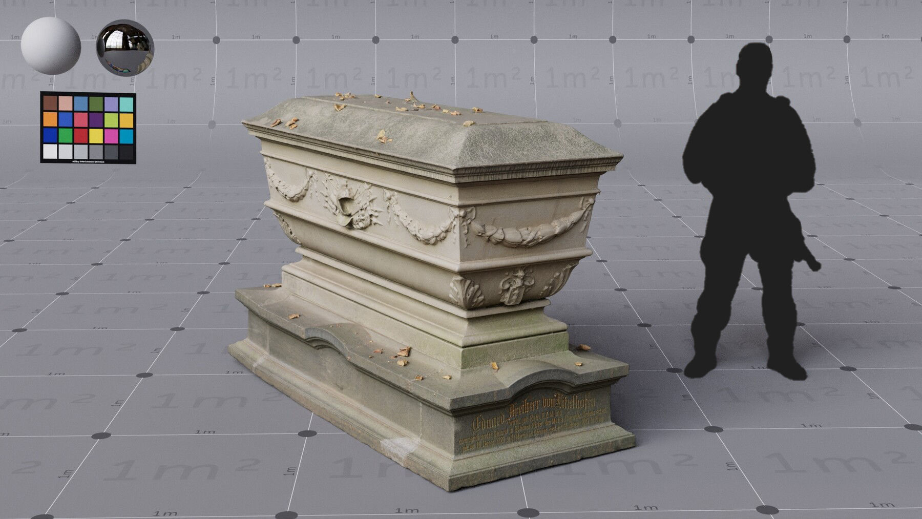 Cemetery bundle - 8  x HIGH Quality PBR 3D assets 3D model_4