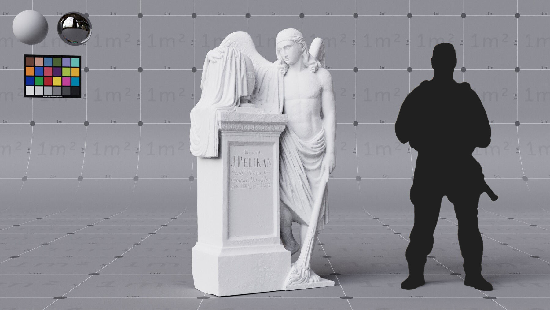 Cemetery bundle - 8  x HIGH Quality PBR 3D assets 3D model_2