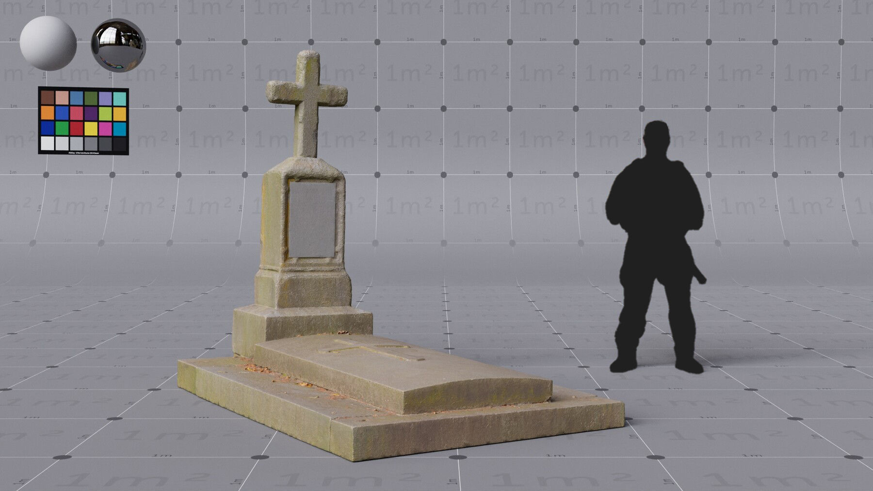 Cemetery bundle - 8  x HIGH Quality PBR 3D assets 3D model_10