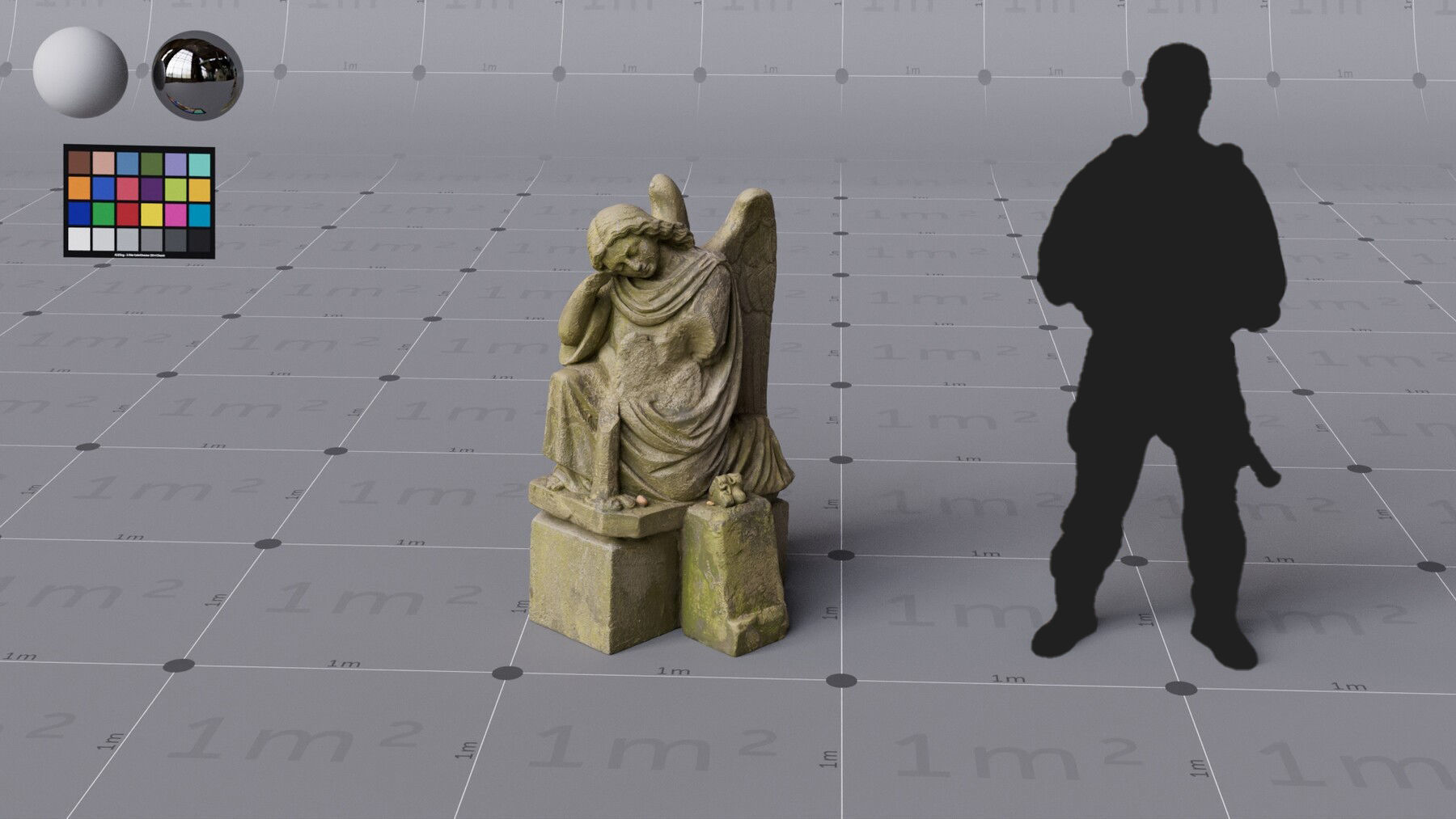 Cemetery bundle - 8  x HIGH Quality PBR 3D assets 3D model_19