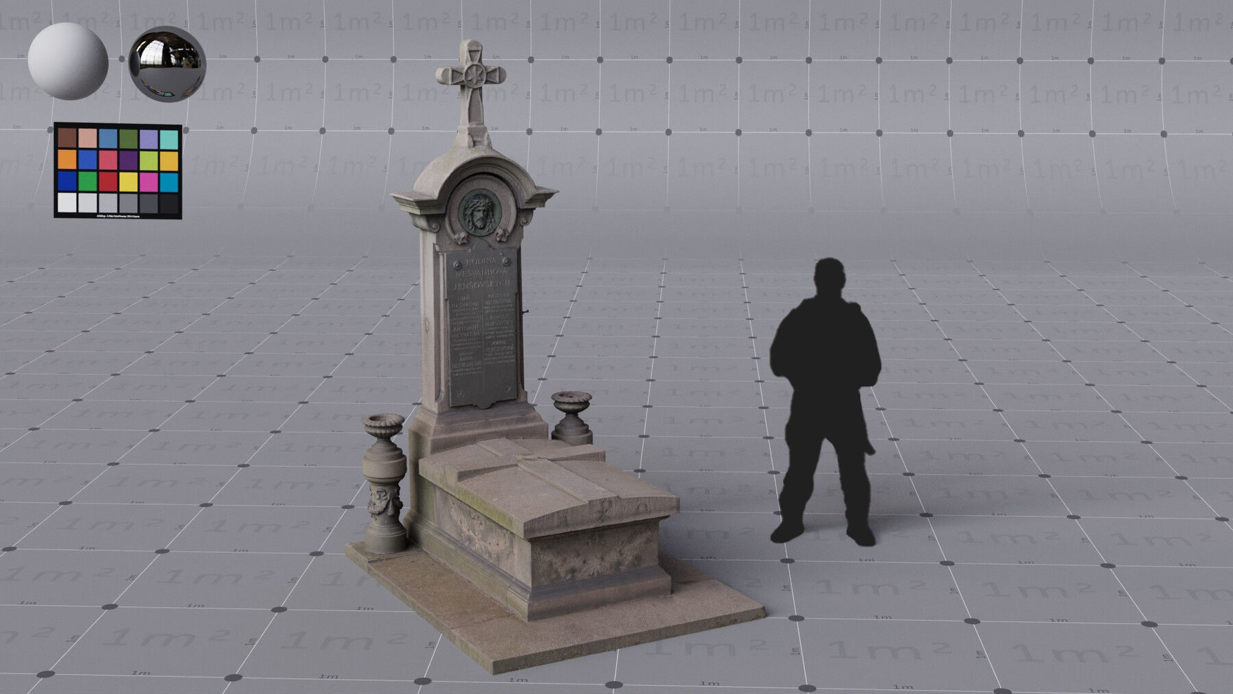 Cemetery bundle - 8  x HIGH Quality PBR 3D assets 3D model_16