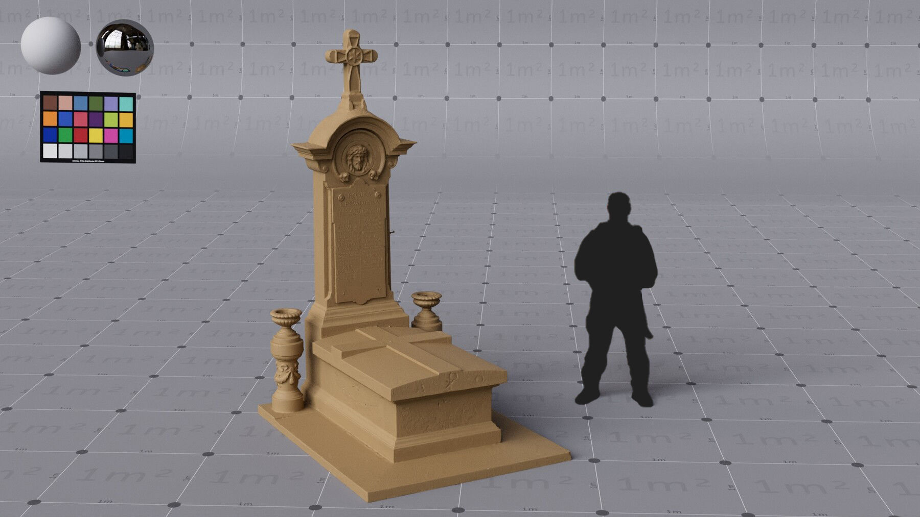 Cemetery bundle - 8  x HIGH Quality PBR 3D assets 3D model_17