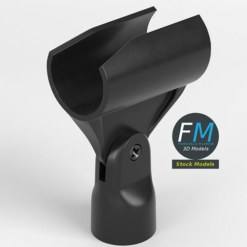 Microphone holder 3D model