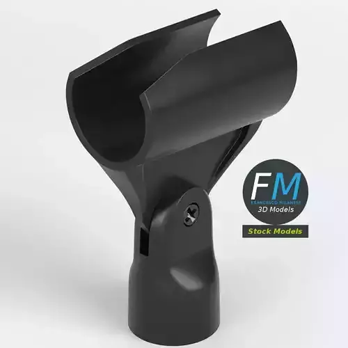 Microphone holder 3D model
