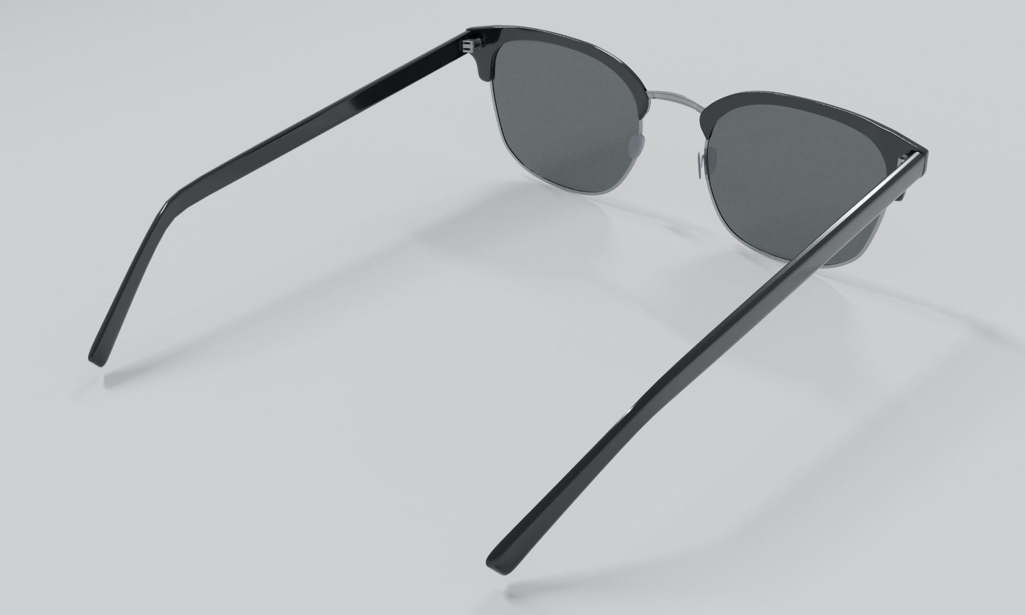 Glasses sunglasses 3D print model_2