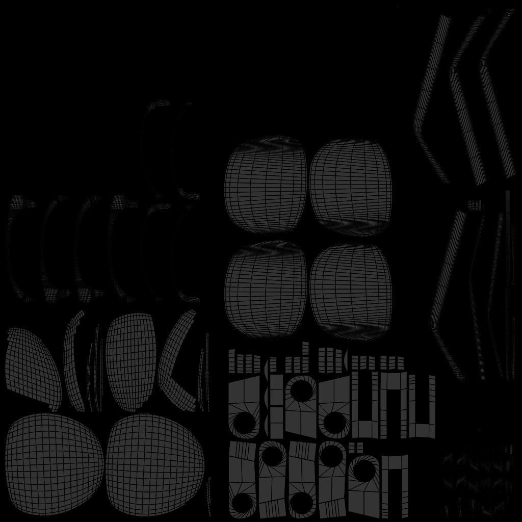 Glasses sunglasses 3D print model_5