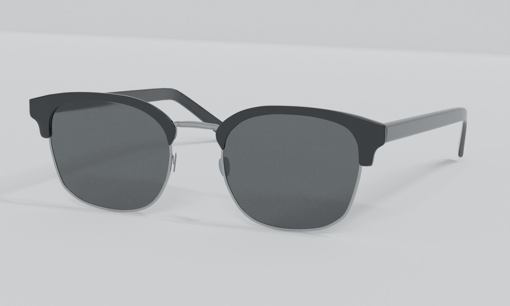 Glasses sunglasses 3D print model_4