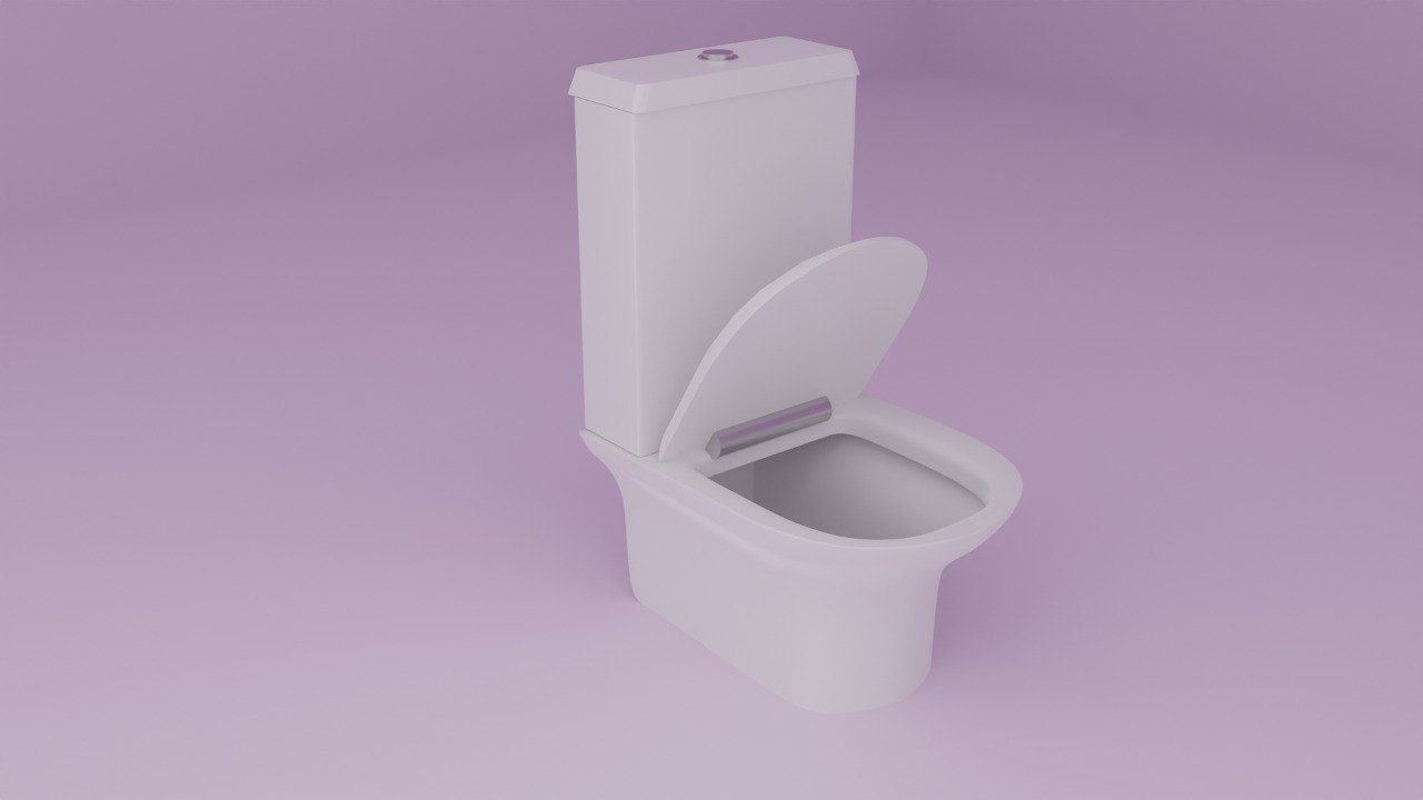 Toilet Free 3D model_4