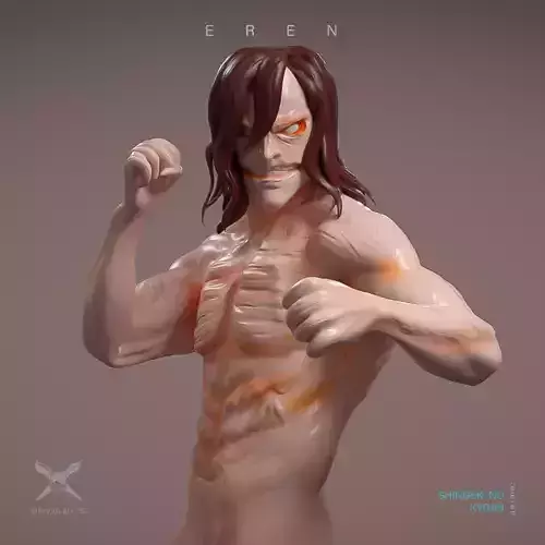 Attack on Titan- Eren Titan model to print