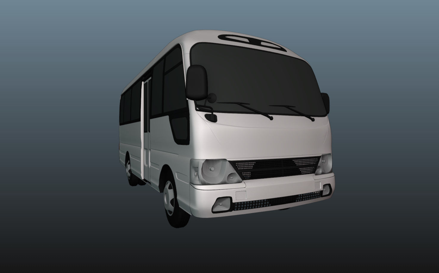 Hyundai County 3D Model Low-poly 3D model_26