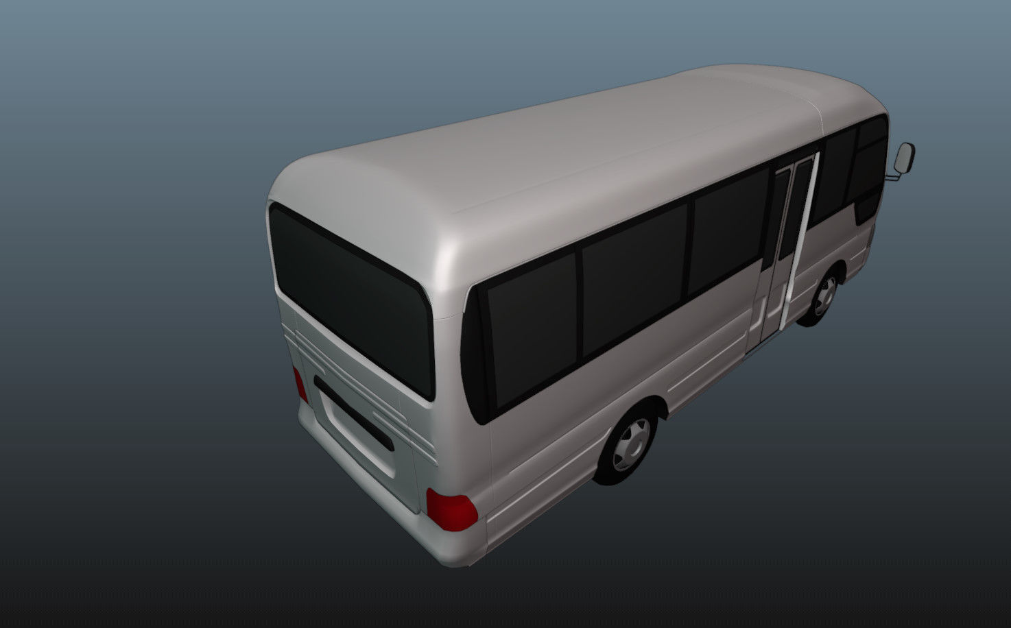 Hyundai County 3D Model Low-poly 3D model_17