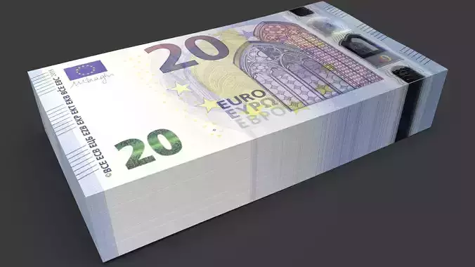 20 euro Banknotes Bill