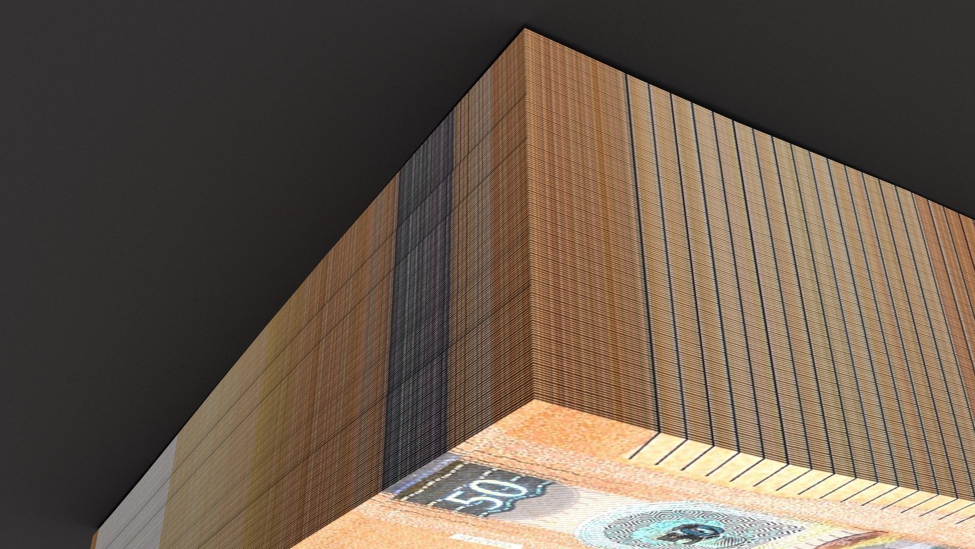 50 euro Banknotes Bill 3D model_4