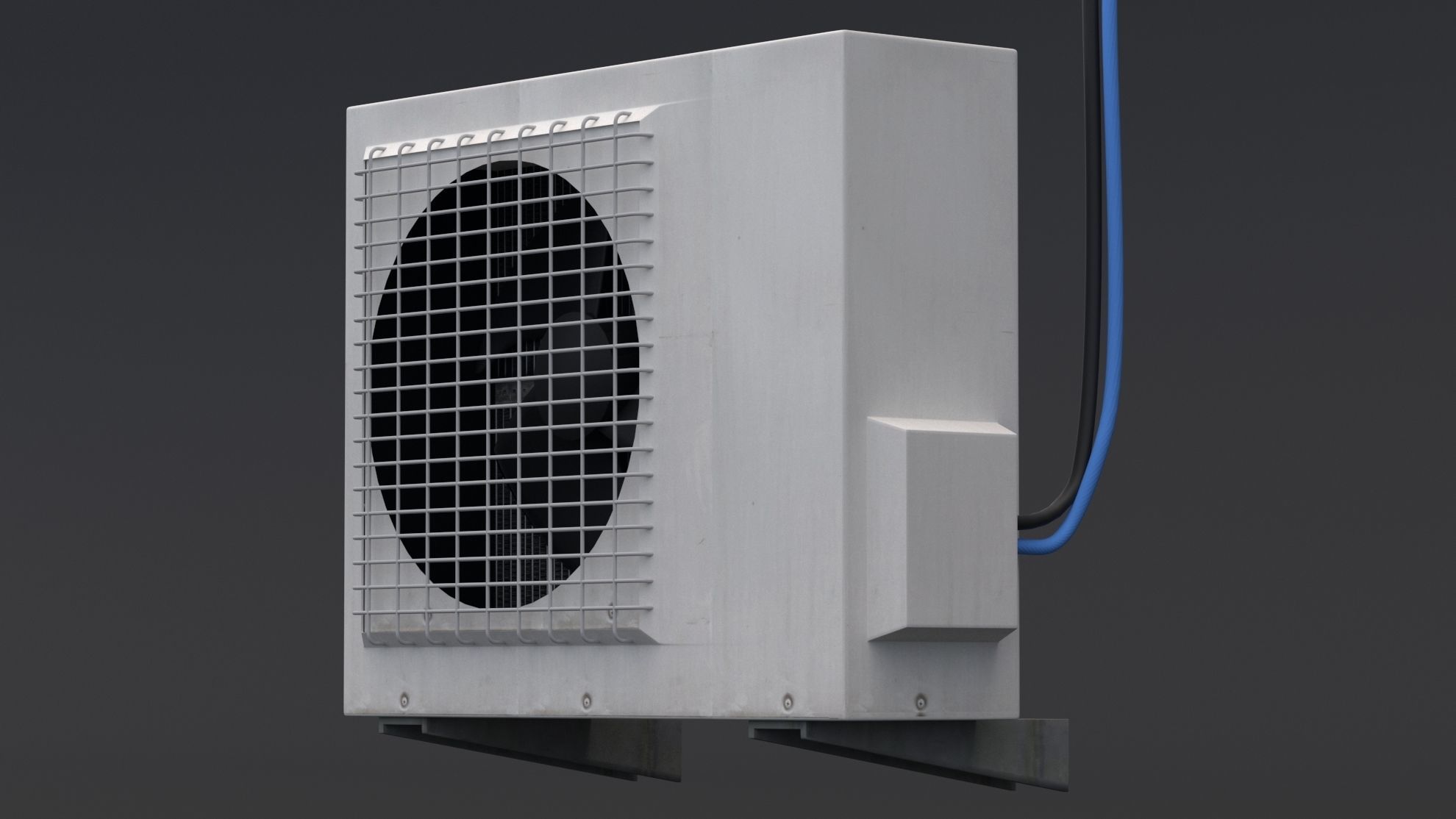 Air Conditioner 01 3D model_2