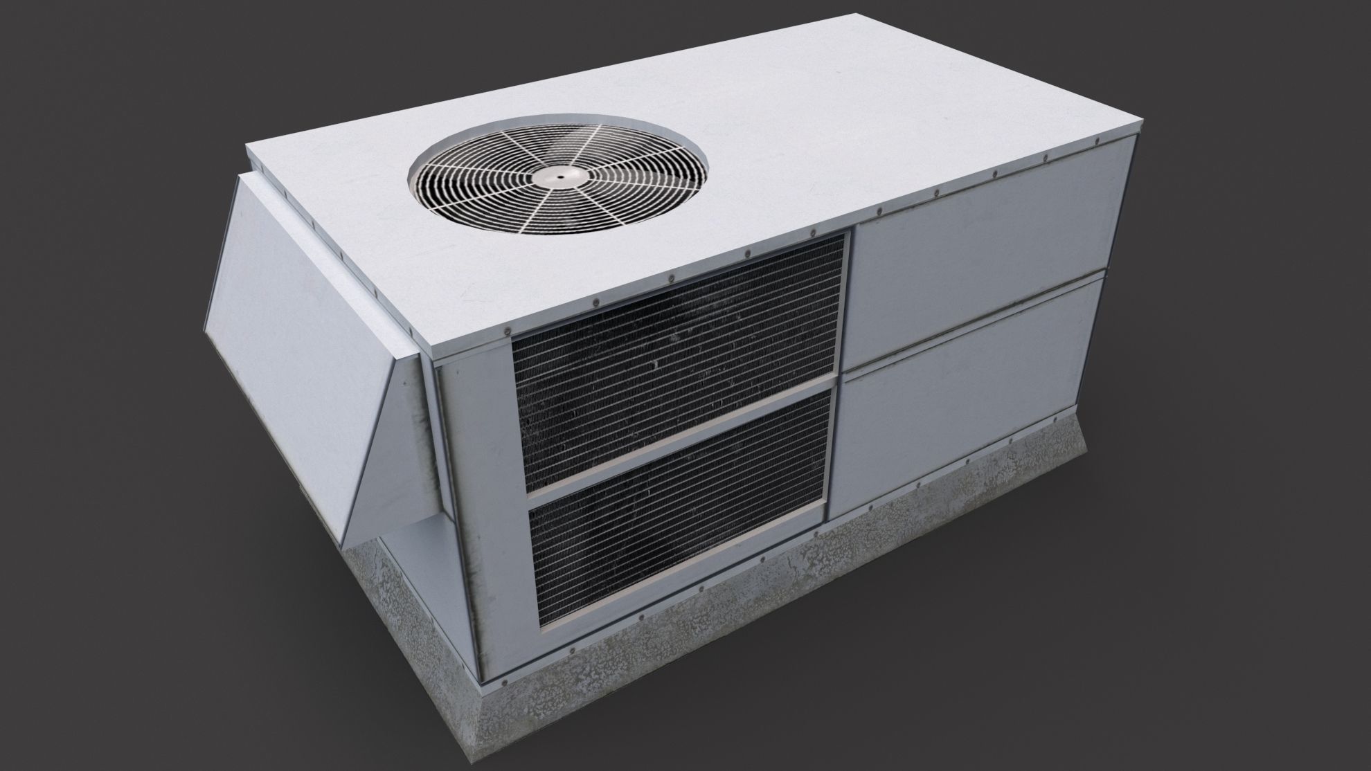 Air Conditioner Rooftop 01 3D model_1