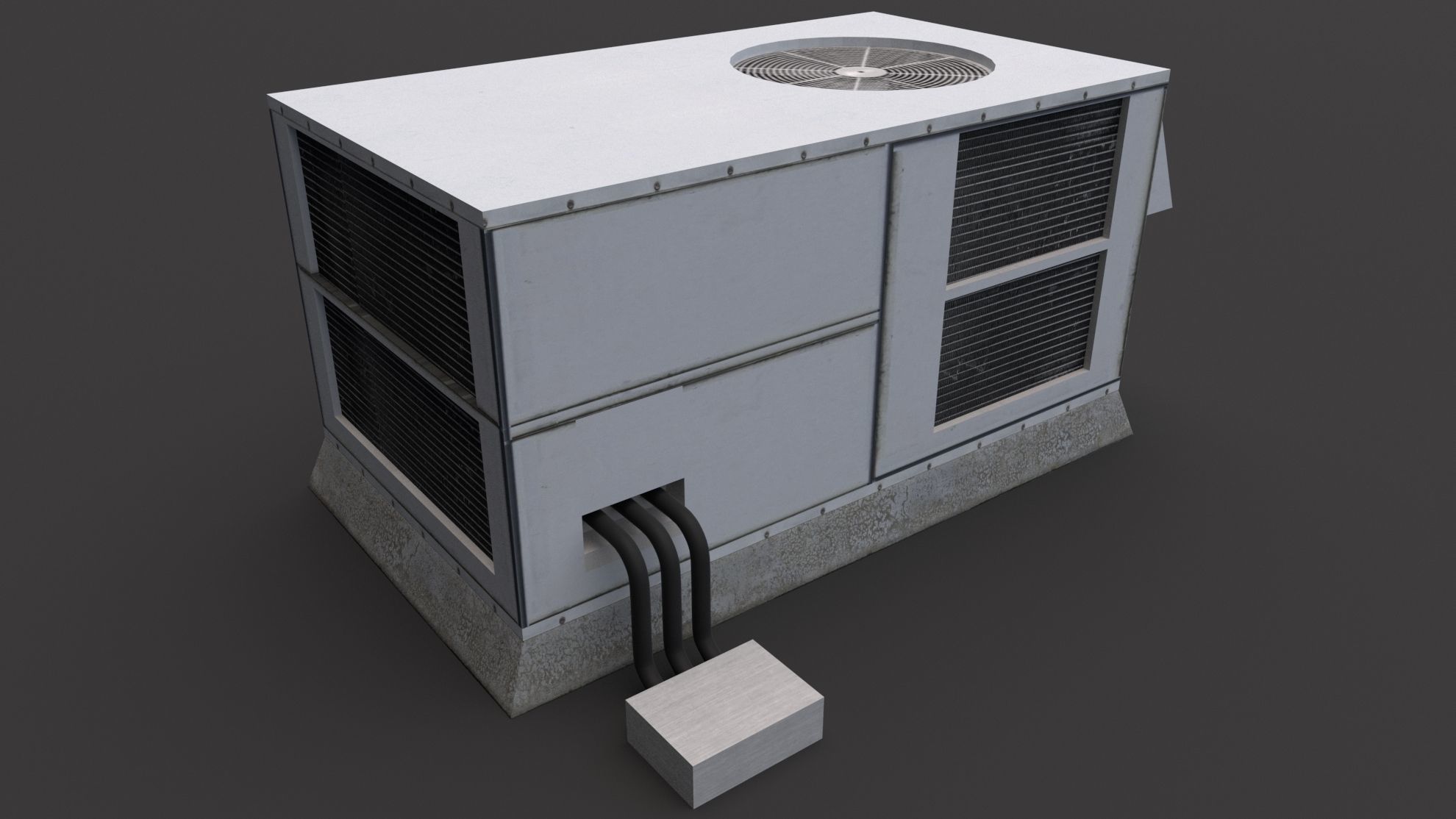 Air Conditioner Rooftop 01 3D model_3