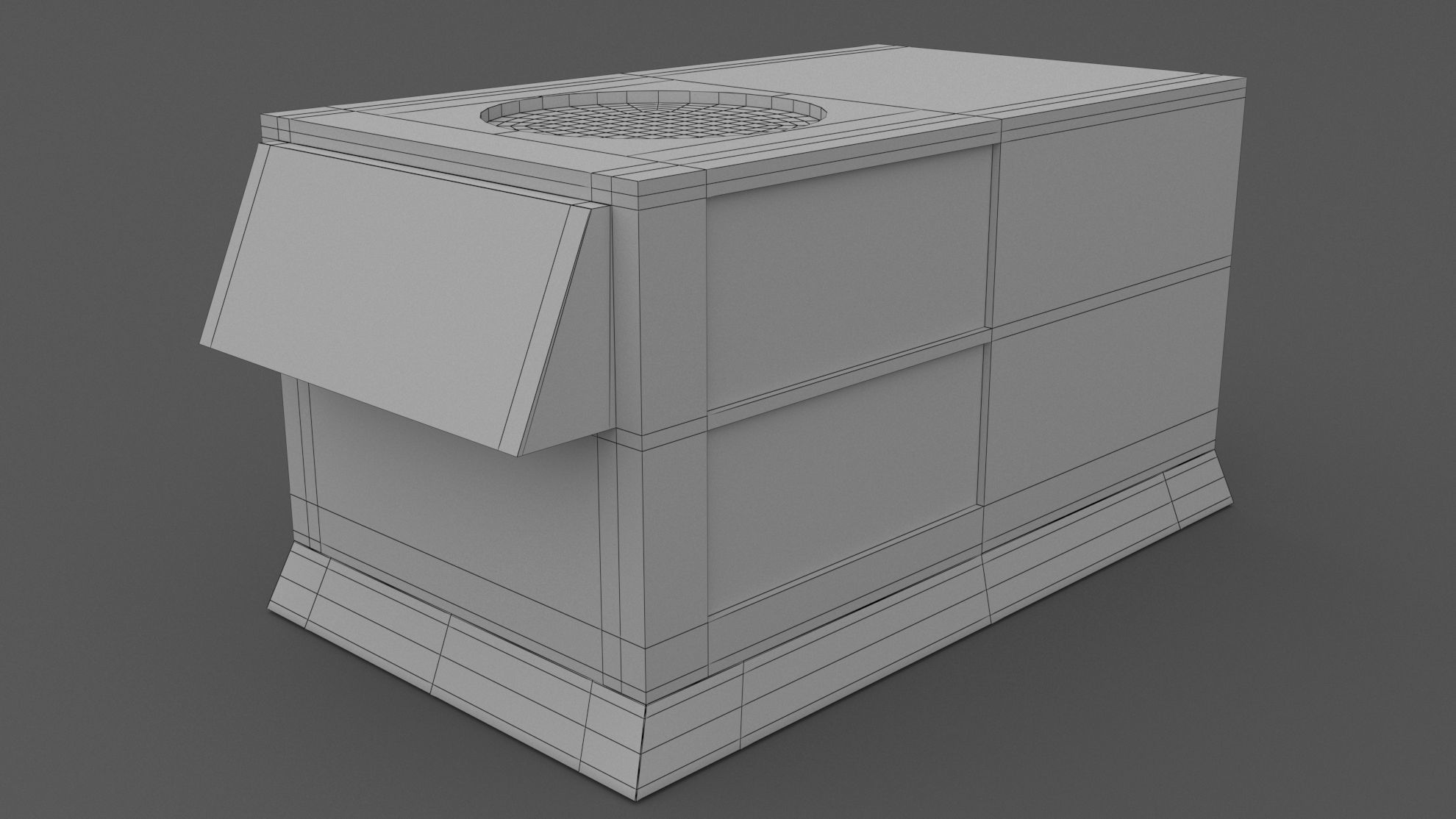 Air Conditioner Rooftop 01 3D model_6